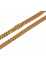 GOLDEN GILT 14MM CUBAN LINK