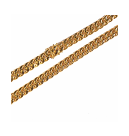 GOLDEN GILT 14MM CUBAN LINK