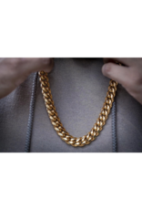 GOLDEN GILT 14MM CUBAN LINK