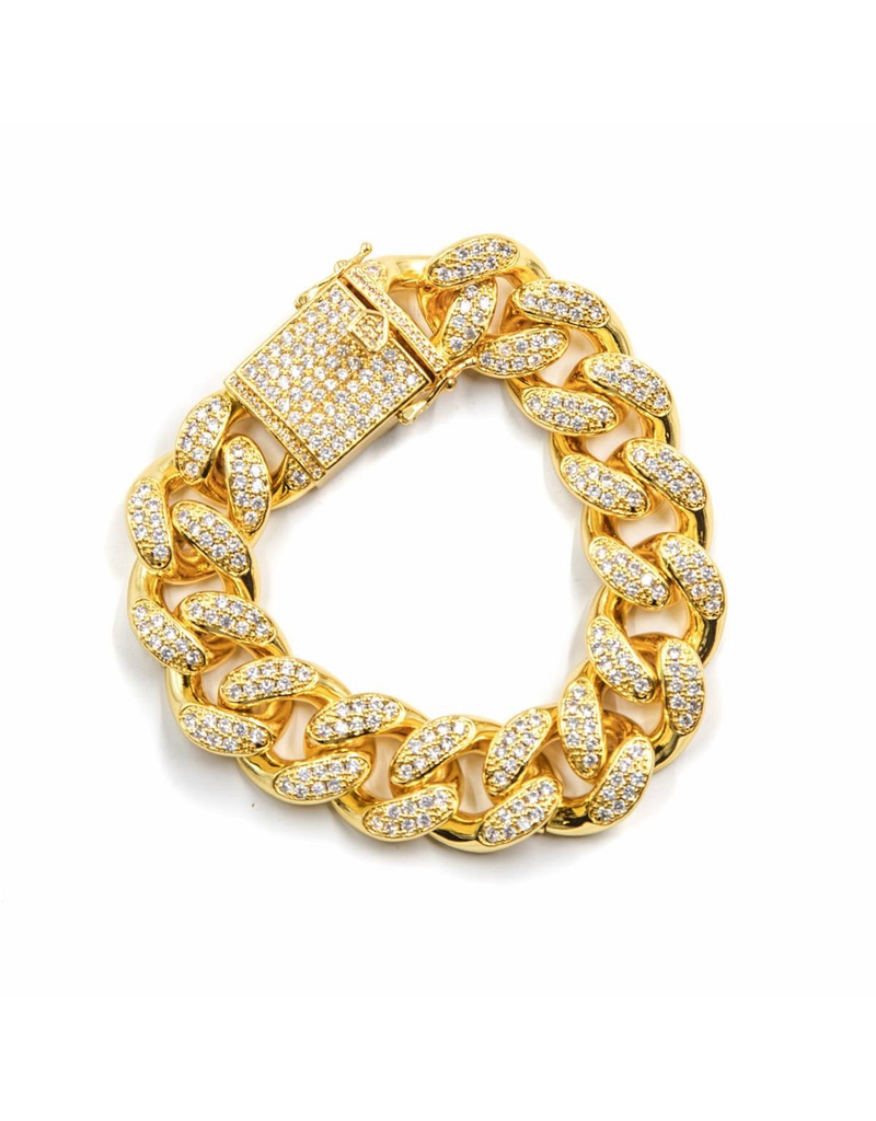 GOLDEN GILT STUDDED BRACELET