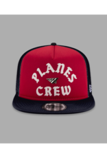 PAPER PLANES BY ROC NATION RED NAVY PLANES CREW TRUCKER TWO TONE OLD SCHOOL SNAPBACK