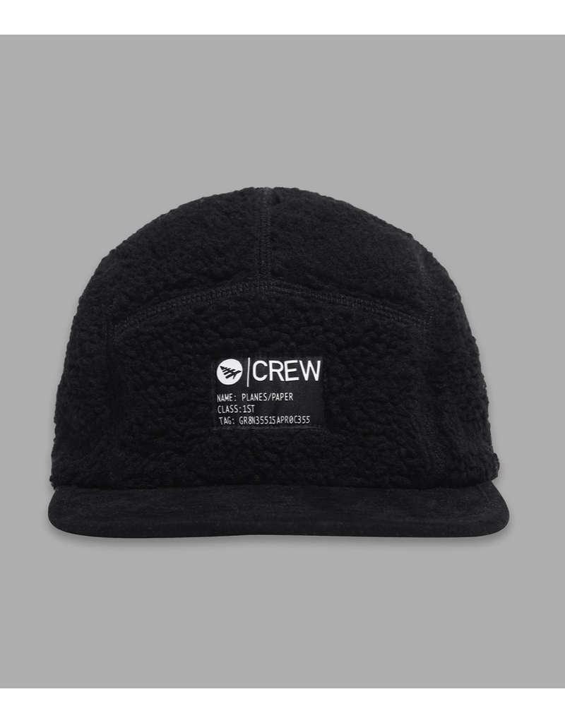 PAPER PLANES BY ROC NATION BLACK PLANES FAUX SHERPA 5-PANEL