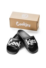 Cookies COOKIES BLACK ORIGINAL MINT LOGO FAUX LEATHER (PU) SLIDES