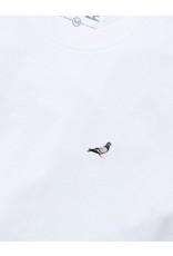 STAPLE WHITE EMBROIDERED PIGEON TEE
