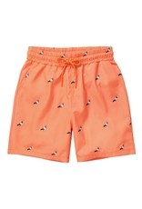STAPLE PEACH ALL OVER PIGEON NYLON SHORTS