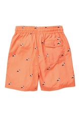STAPLE PEACH ALL OVER PIGEON NYLON SHORTS
