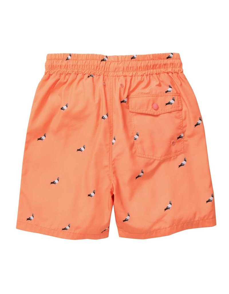 STAPLE PEACH ALL OVER PIGEON NYLON SHORTS