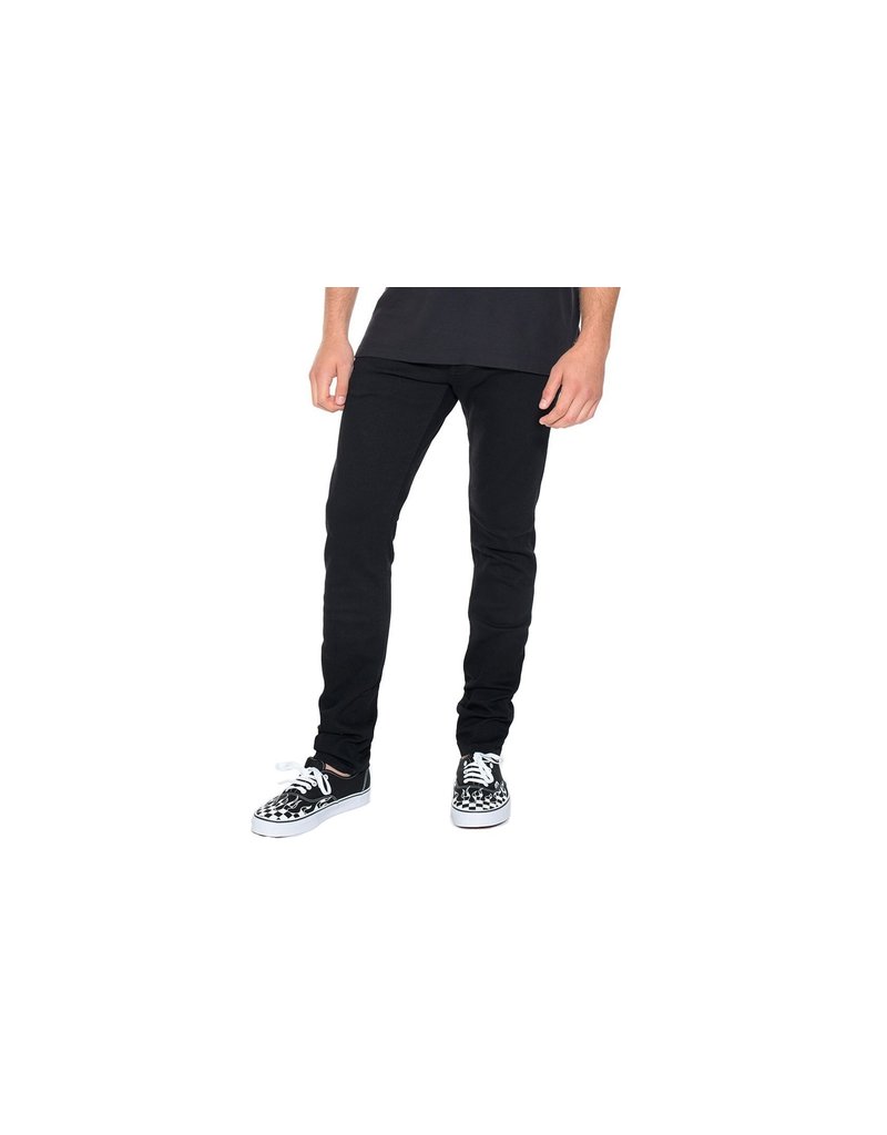CULT OF INDIVIDUALITY ROCKER SLIM DENIM JEANS IN BLACK