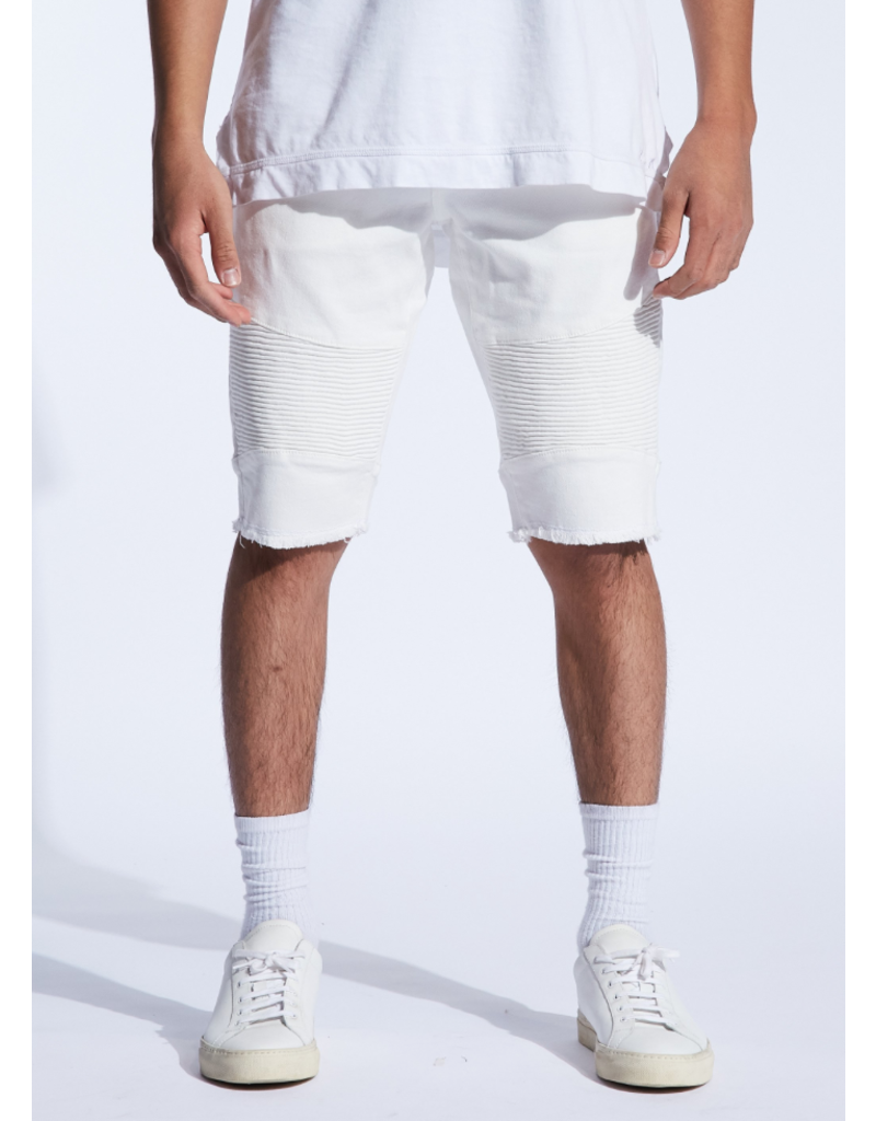 EMBELLISH Spencer Shorts (White)