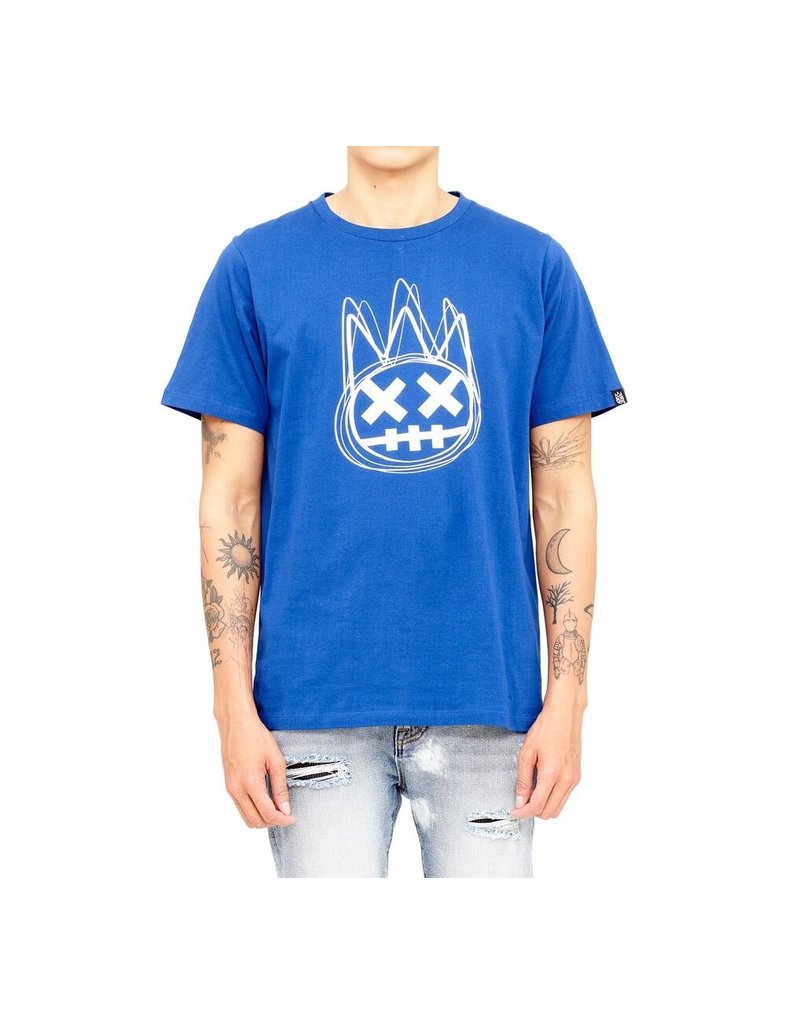 CULT OF INDIVIDUALITY SURF BLUE SHIMUCHAN LOGO SHORT SLEEVE CREW NECK TEE