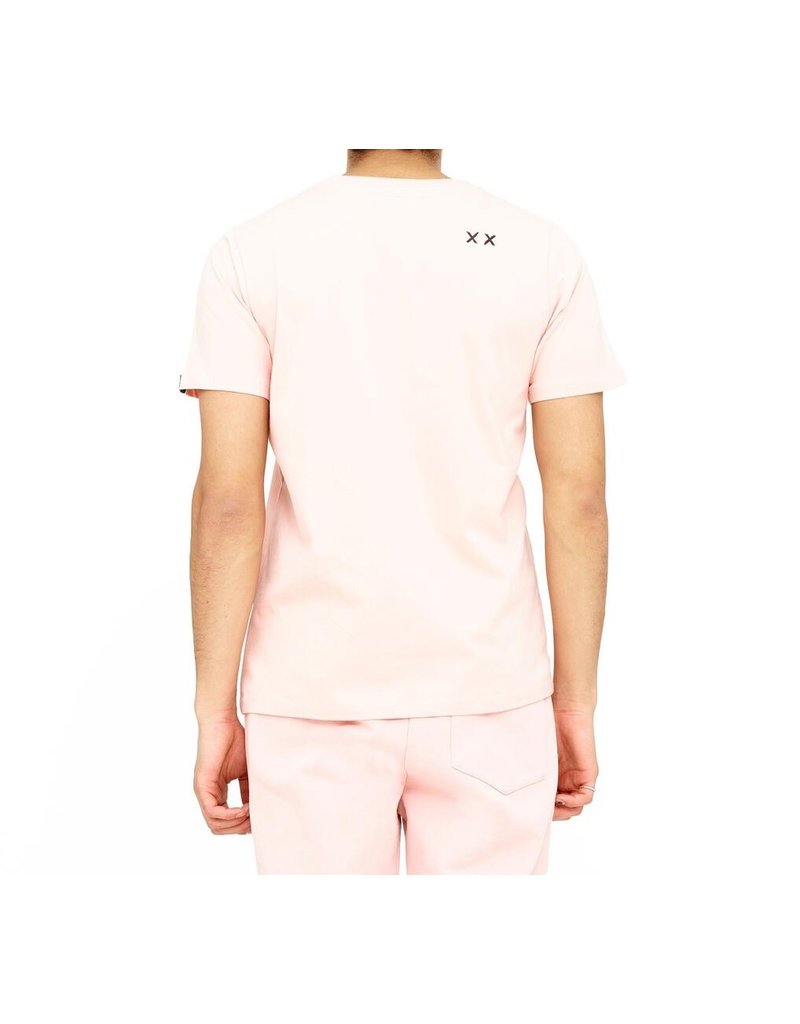CULT OF INDIVIDUALITY SALM SHIMUCHAN LOGO SHORT SLEEVE CREW NECK T IN SALMON