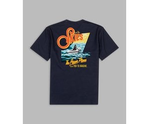 Paper Planes Cloud Surf French Terry Tee Sapphire