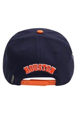 PRO STANDARD HOUSTON ASTROS CITY DOUBLE FRONT LOGO SNAPBACK HAT