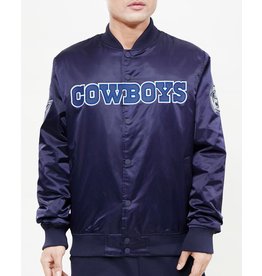 PRO STANDARD DALLAS COWBOYS WORDMARK SATIN JACKET