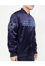 PRO STANDARD DALLAS COWBOYS WORDMARK SATIN JACKET