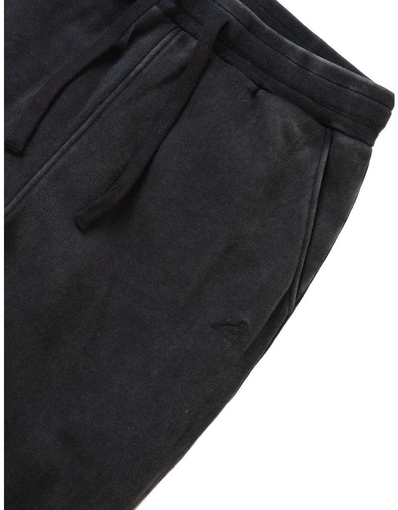 BLACK GARMENT WASH SWEATPANT - Selfmade Boutique