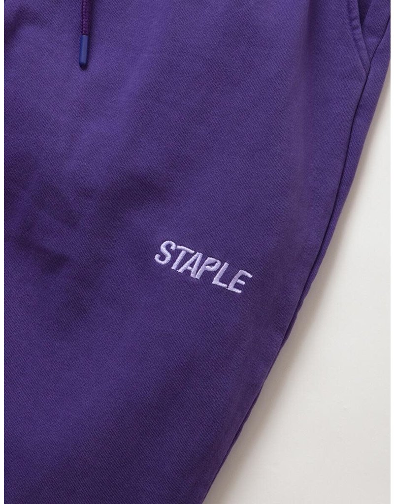 STAPLE PURPLE MERCER WASHED SWEATPANT