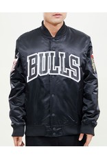 PRO STANDARD CHICAGO BULLS WORDMARK SATIN JACKET