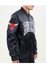 PRO STANDARD CHICAGO BULLS WORDMARK SATIN JACKET