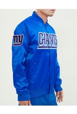 NEW YORK GIANTS WORDMARK SATIN JACKET (RED)