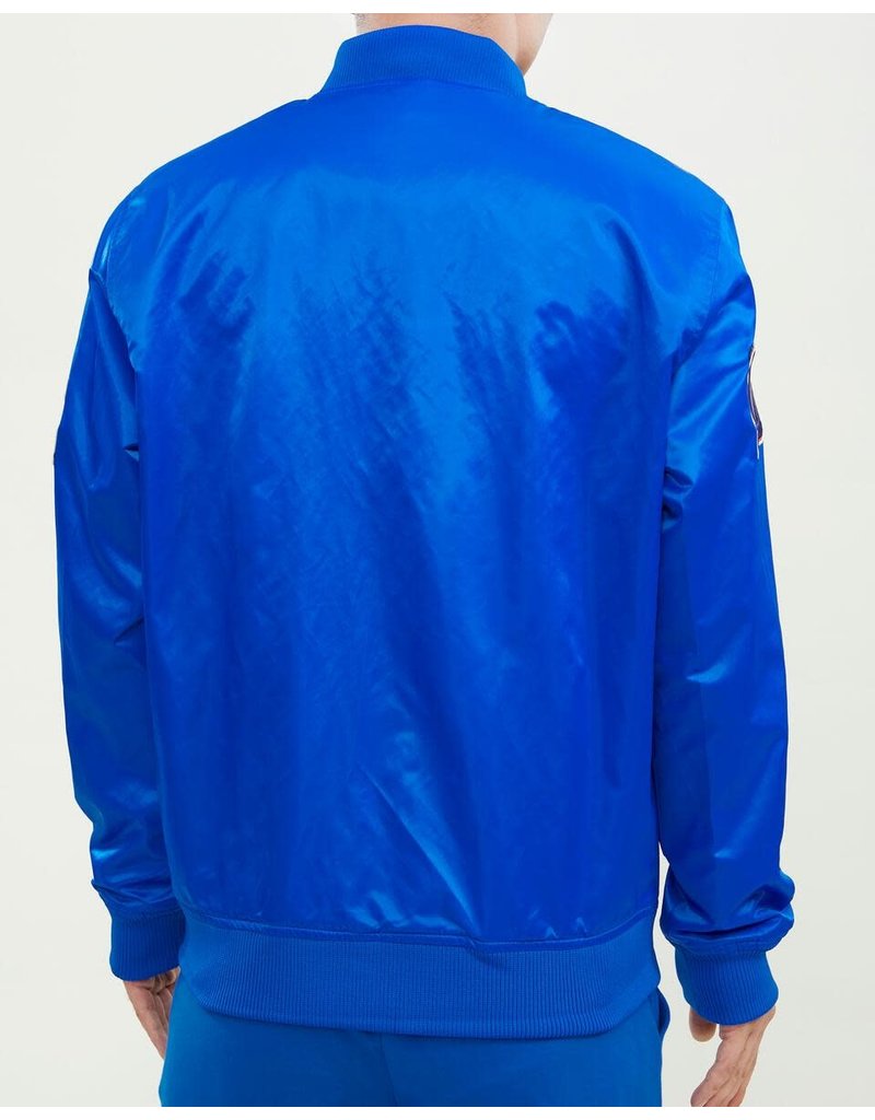 NEW YORK GIANTS RETRO CLASSIC RIB SATIN JACKET (DODGER BLUE) – Pro Standard