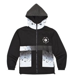 Cookies STEADY DRIP COTTON POPLIN LT. WEIGHT HOODED JACKET W/ DIP DYE ACCENTS & EMBROIDERED CHEST LOGO