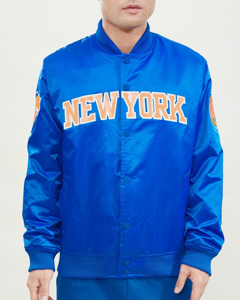 NEW YORK KNICKS WORDMARK SATIN JACKET Selfmade Boutique