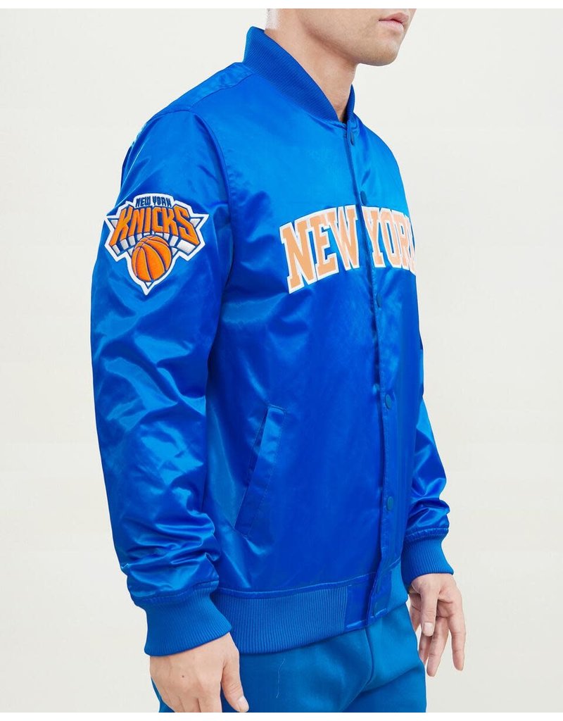 City Collection Lightweight Satin Jacket New York Knicks - Shop