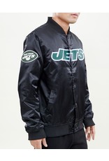 PRO STANDARD NEW YORK JETS WORDMARK SATIN JACKET