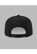 PAPER PLANES BY ROC NATION BLK SCRIPTED MANTRA RETRO SNAPBACK W/ CONTRAST UNDERVISOR