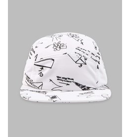 PAPER PLANES BY ROC NATION SKETCH 5 PANEL CAMPER HAT