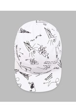 PAPER PLANES BY ROC NATION SKETCH 5 PANEL CAMPER HAT