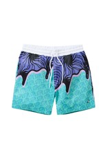 STAPLE ALL OVER PRINT SWIM SHORT