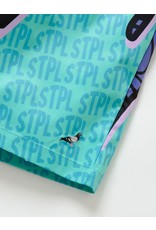 STAPLE ALL OVER PRINT SWIM SHORT