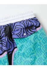 STAPLE ALL OVER PRINT SWIM SHORT