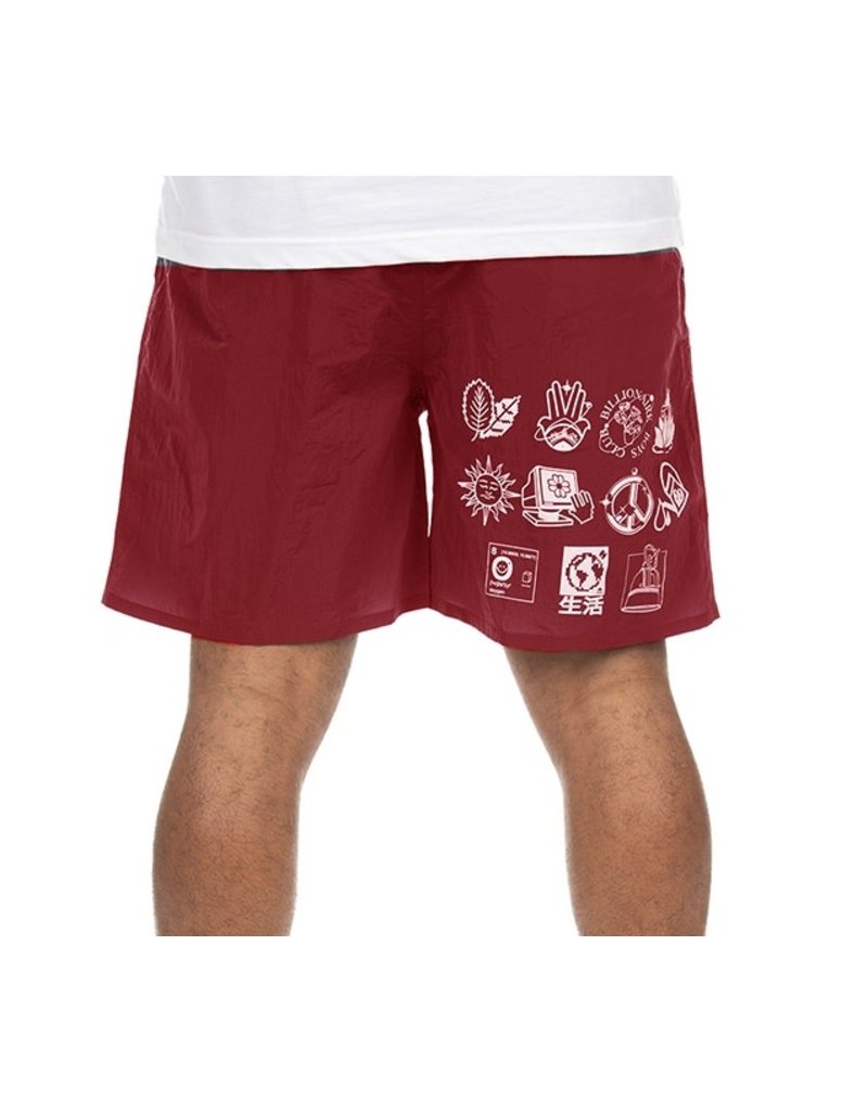 BILLIONAIRE BOYS CLUB RED DIGITAL THERAPY SHORT