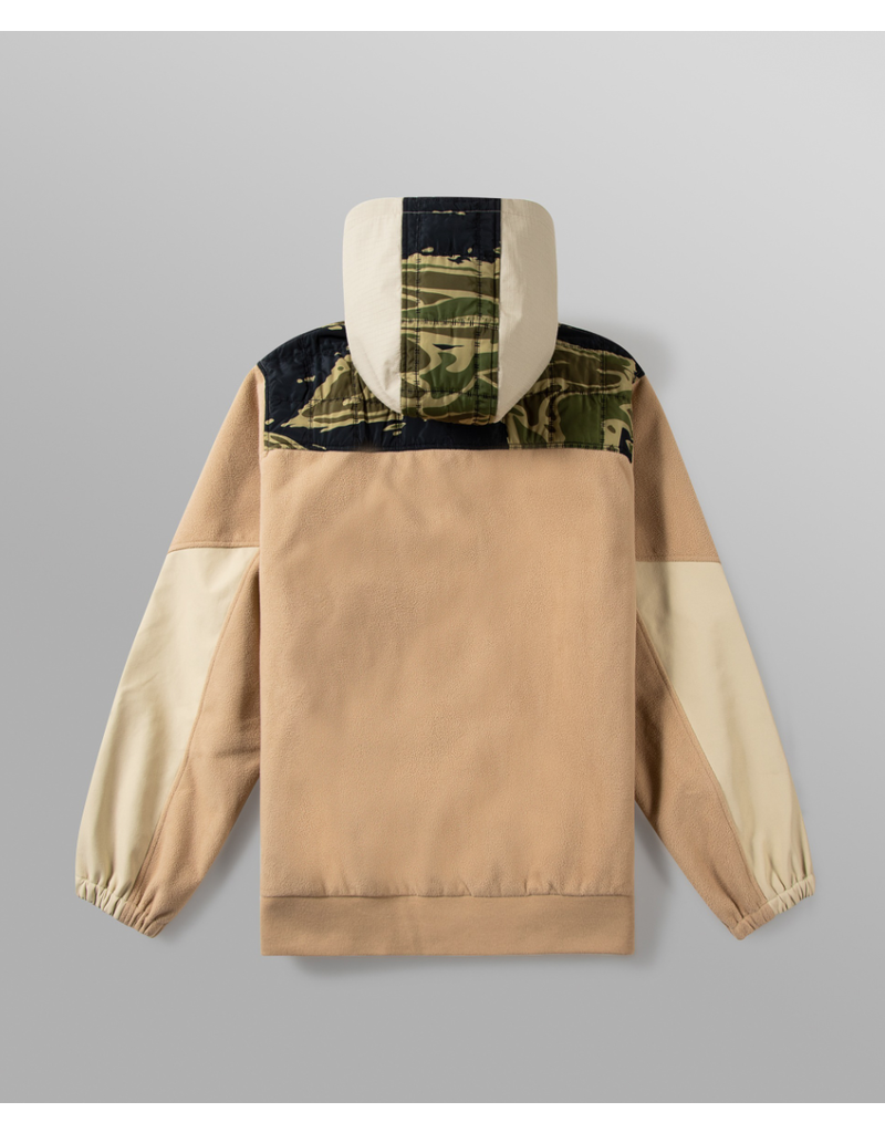 PAPER PLANES BY ROC NATION HYBRID BONDED POLAR FLEECE ANORAK