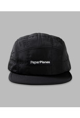 PAPER PLANES BY ROC NATION BLK QUILTED 5 PANEL CAMPER