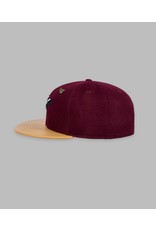 PAPER PLANES BY ROC NATION ORIGINAL CROWN MELTON WOOL & LEATHER STRAPBACK HAT
