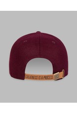 PAPER PLANES BY ROC NATION ORIGINAL CROWN MELTON WOOL & LEATHER STRAPBACK HAT