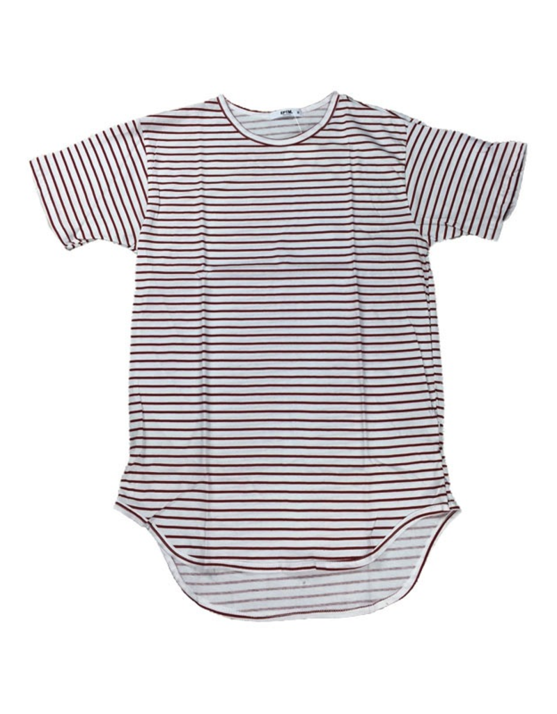 EPTM BURGUNDY STRIPE OG LONG TEE