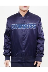 PRO STANDARD DALLAS COWBOYS WORDMARK SATIN JACKET