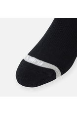 PAPER PLANES BY ROC NATION Blk Embroidery Logo Patch Stripe Socks