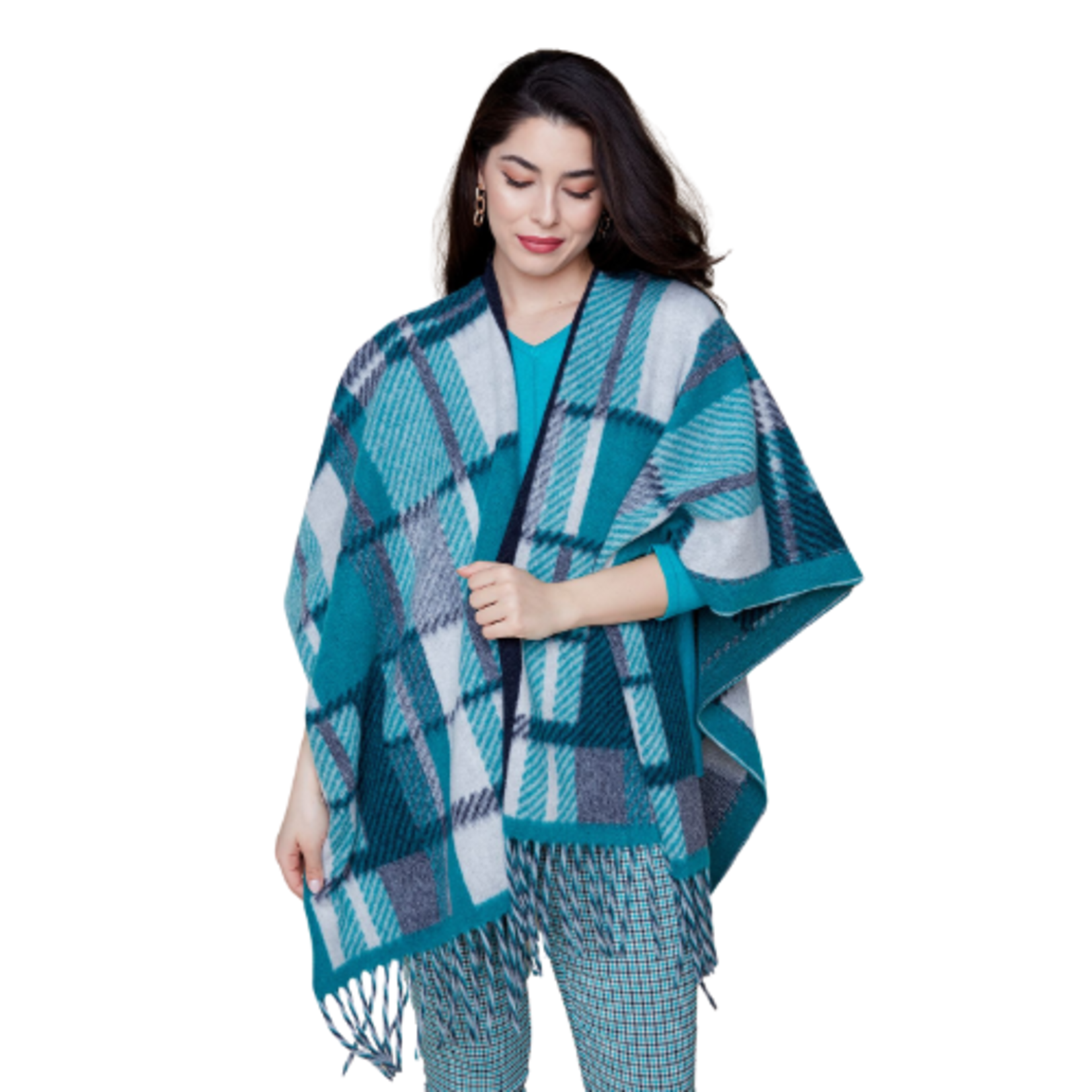 Renuar Renuar - Brushed Knit Poncho -