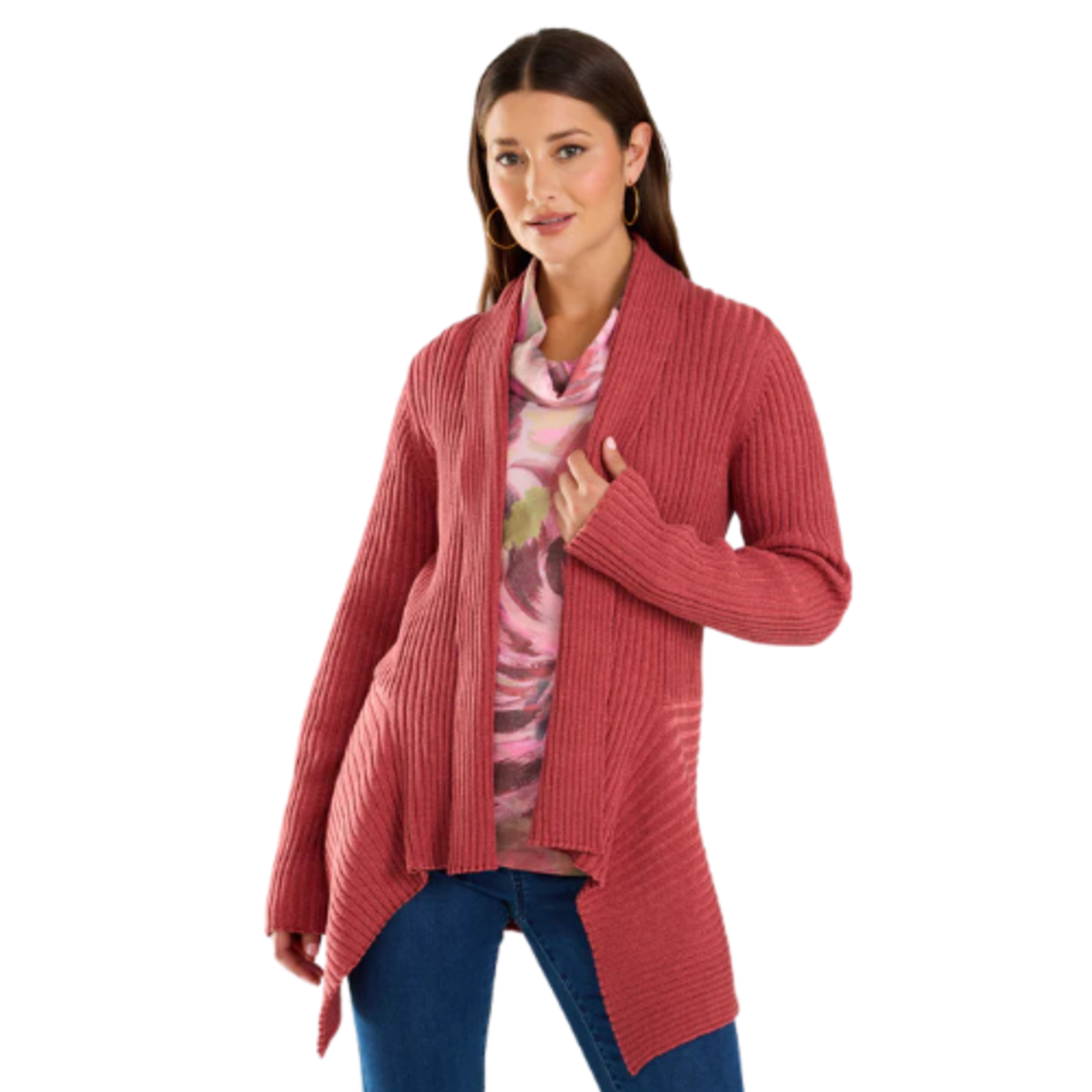 French Dressing Jeans French Dressing - Long Sleeve 2 Tone Cardigan