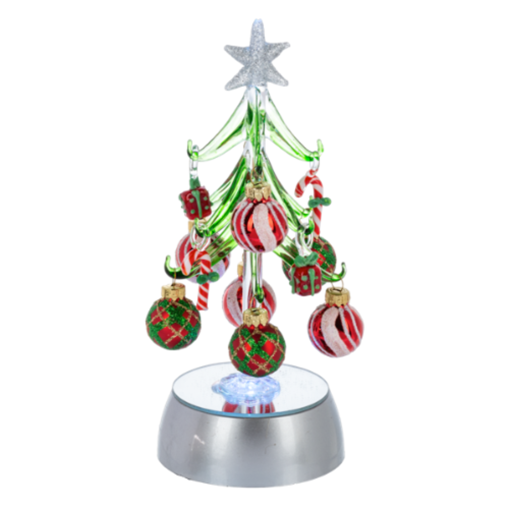 Light Up Christmas Tree w/ Ornaments - Winter - Assorted