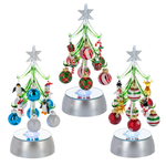 Ganz - Midwest - CBK Light Up Christmas Tree w/ Ornaments - Winter - Assorted