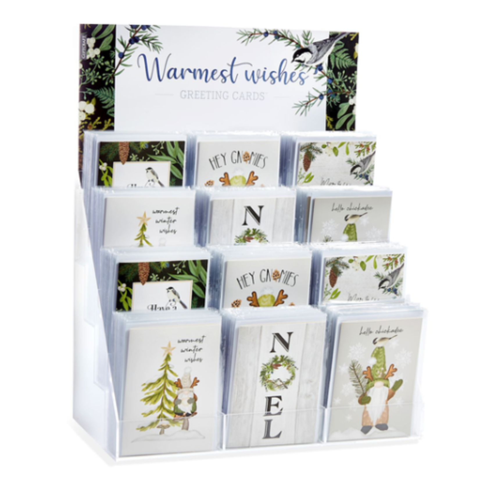 Giftcraft Christmas Greeting Cards - 6 Assorted Styles