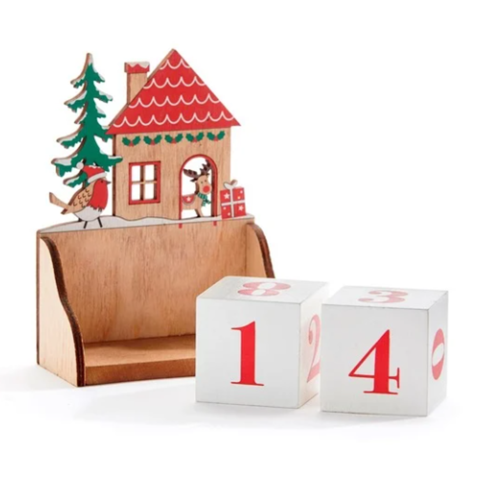 House Countdown Calendar w/ Blocks