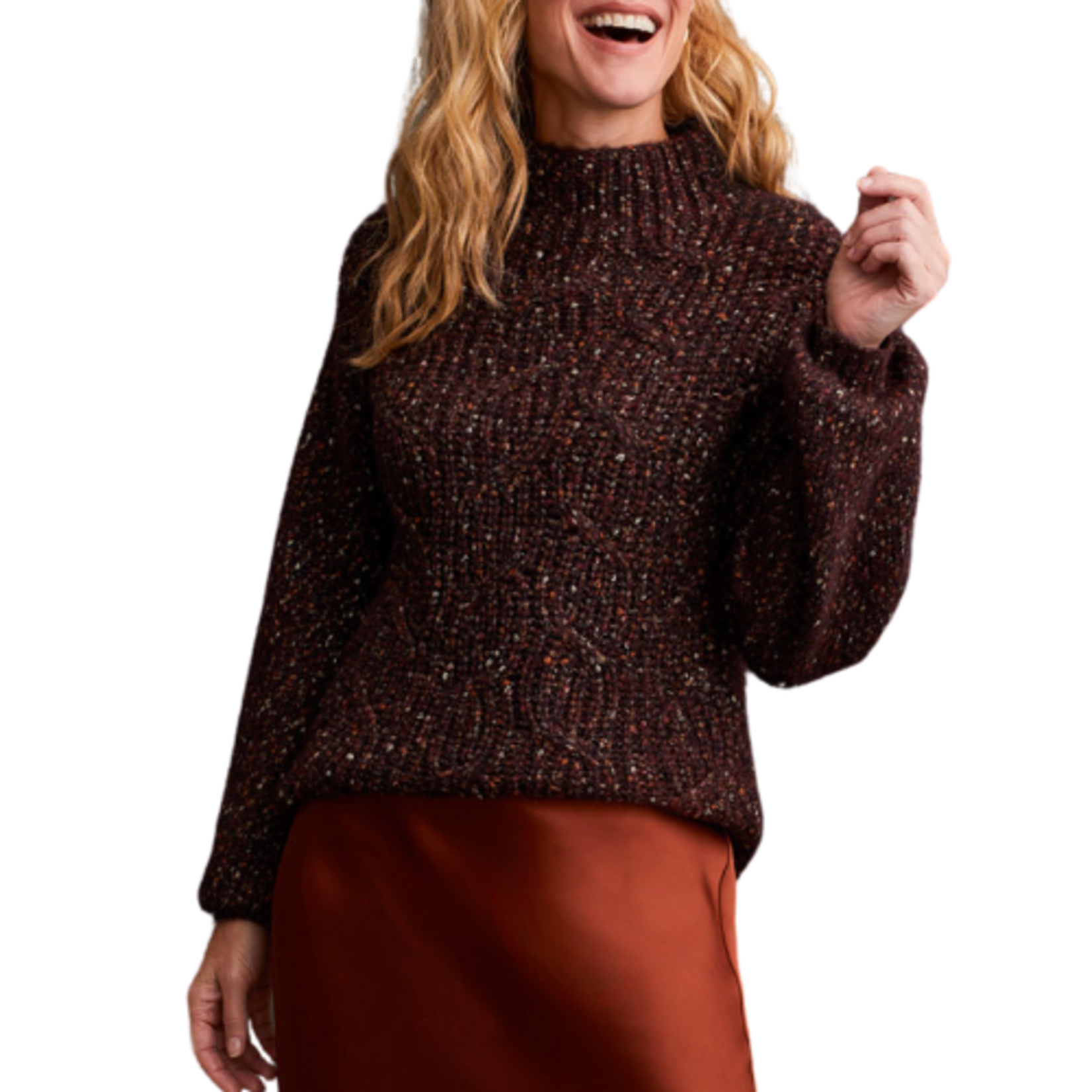 Tribal Tribal - Funnel Neck Oversize Sweater